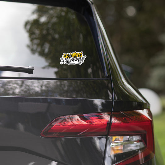 50 years anniversary stickers