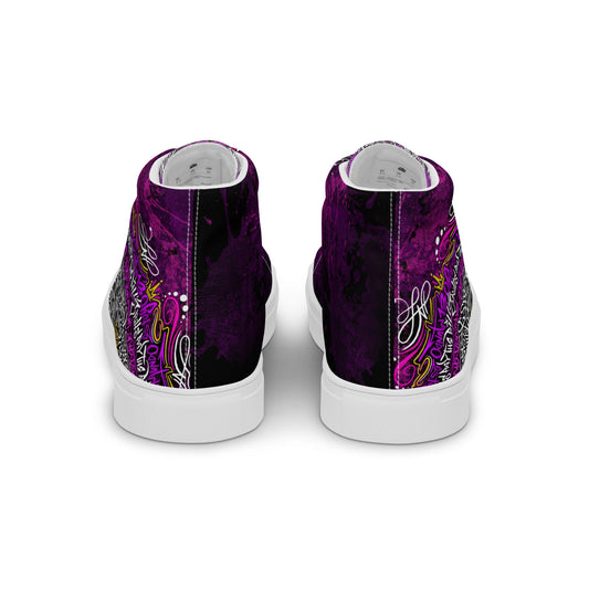 Men’s high top mandala shoes
