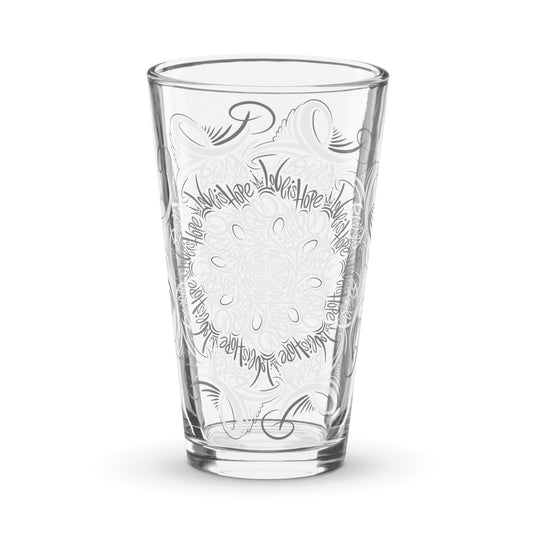 Shaker pint glass