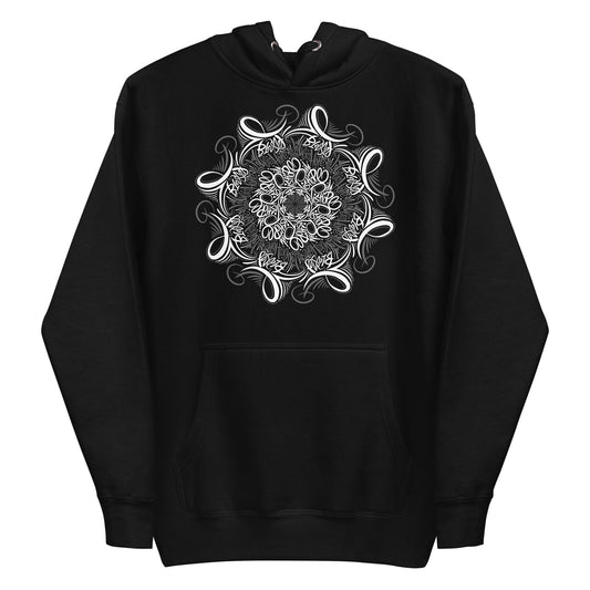 Mandala lettering Unisex Hoodie