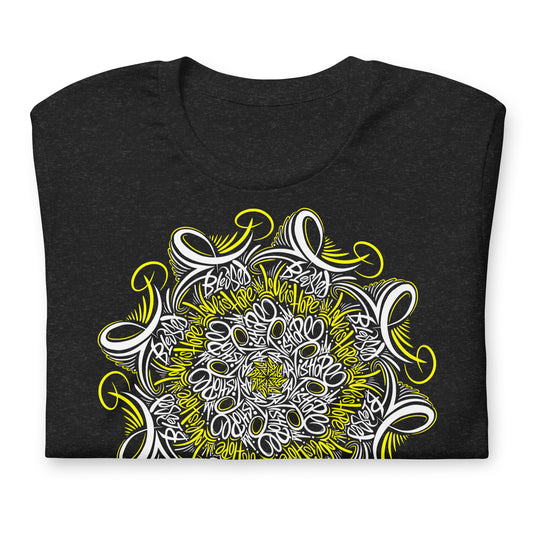 Mandala Lettering Unisex t-shirt